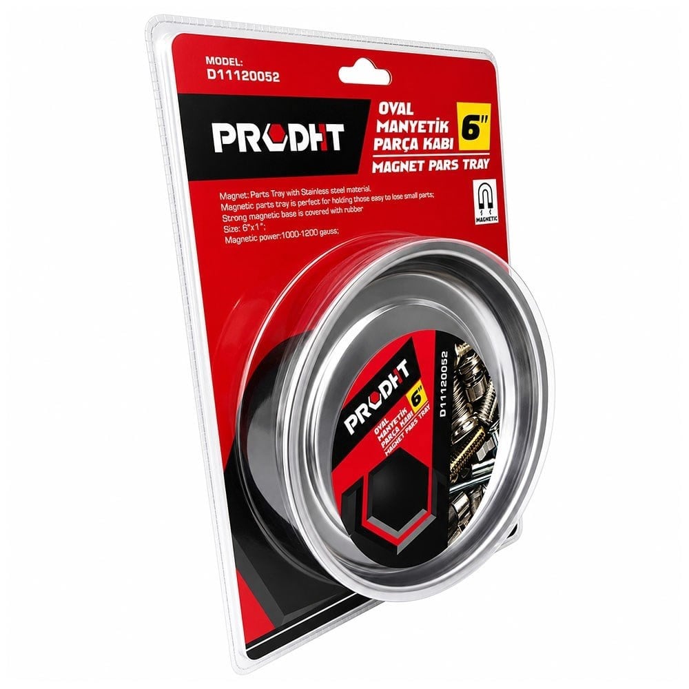 PRODHT D11120052 Mıknatıslı Oval Manyetik Tepsi Tas Avadanlık