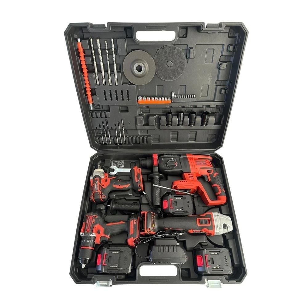 REPTON RP-1380 Akülü Kombo 4Lü Set Kömürsüz 20V 5 Ah
