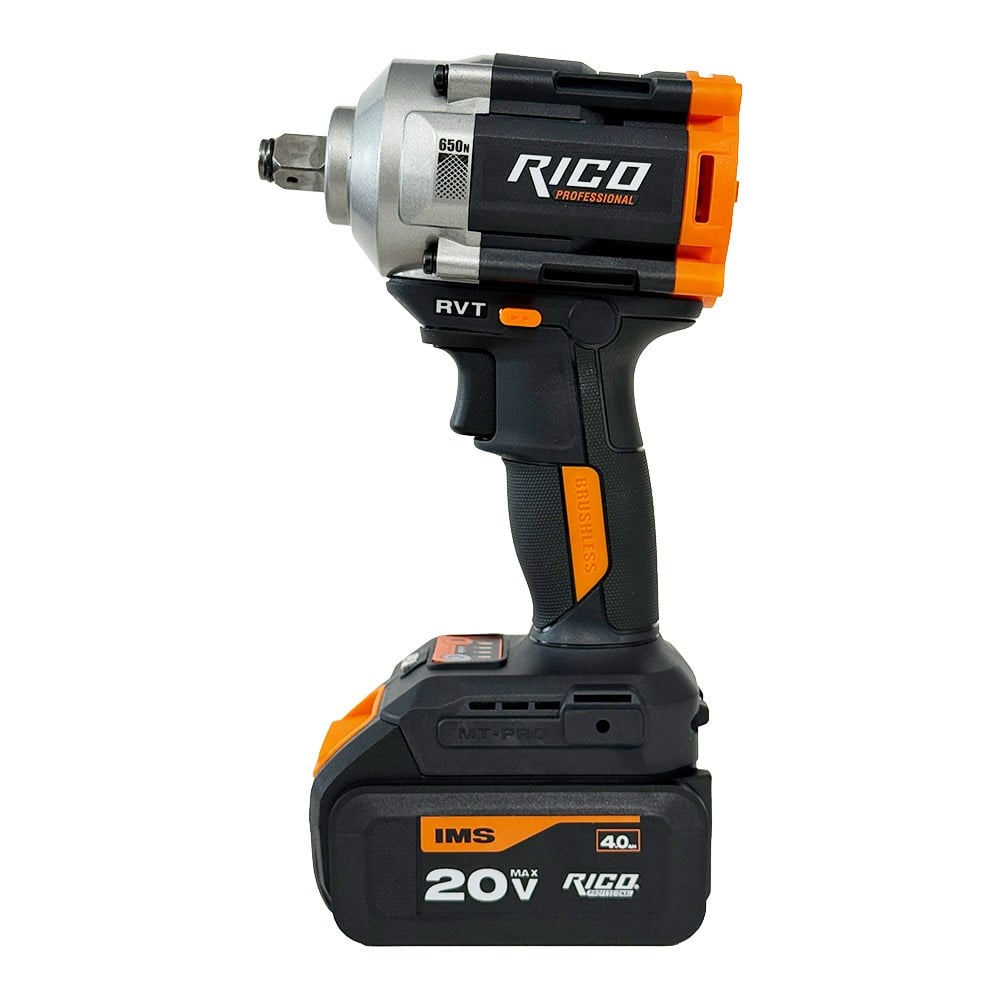 RICO 028-RE0009 1/2 Akülü Darbeli Somun Sıkma ve Sökme Makinesi 650Nm 20V 4Ah