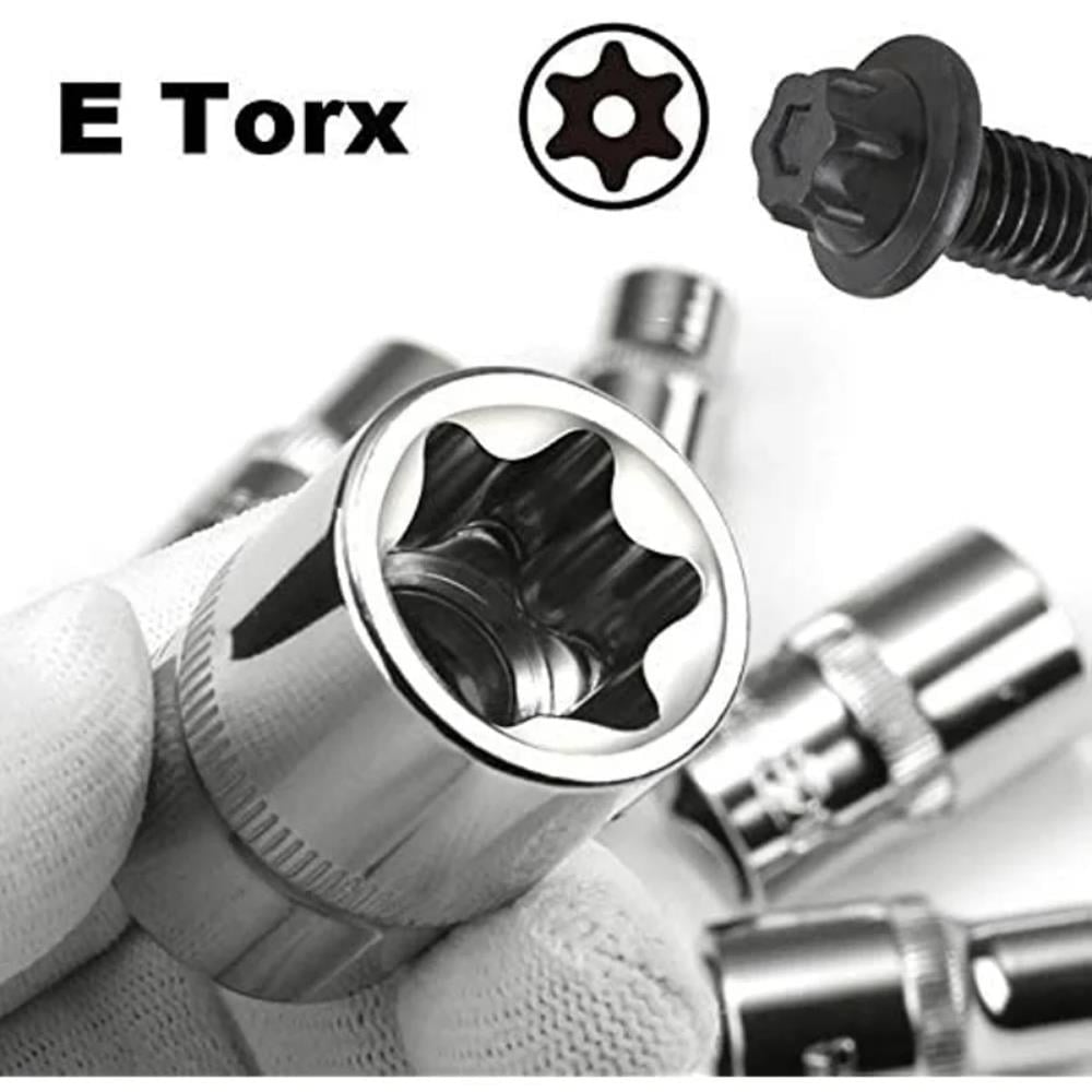 RICO 007-RC9010 1/2 İç Torx E Lokma Takımı 9 Parça