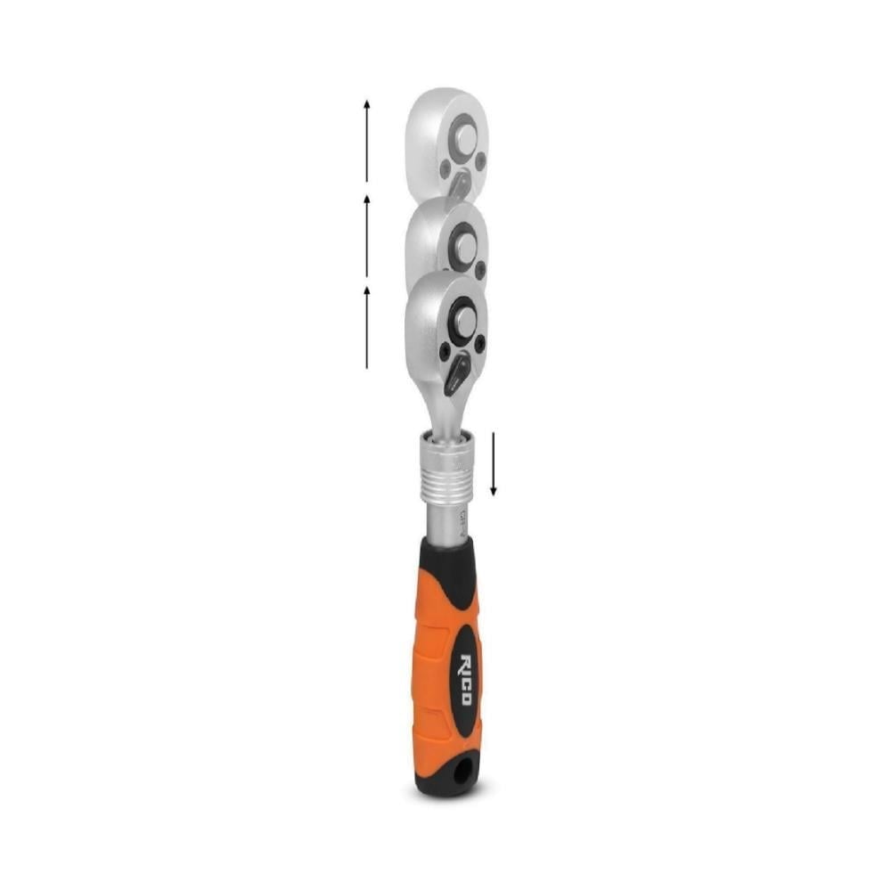 RICO 007-KK1272 1/2 Uzatmalı Lokma Cırcır Kolu 72 Diş