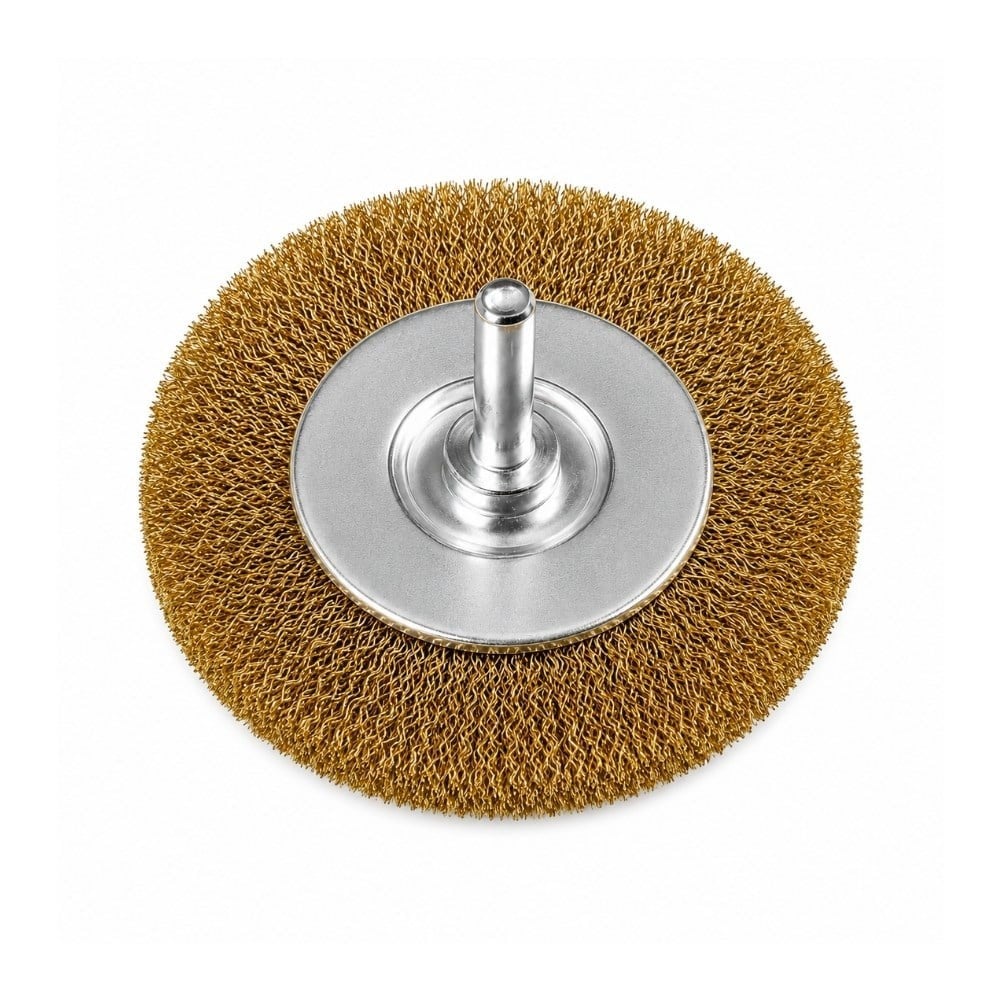 RICO 024-RC0049 Pimli Saçaklı Daire Tel Fırça 65 mm