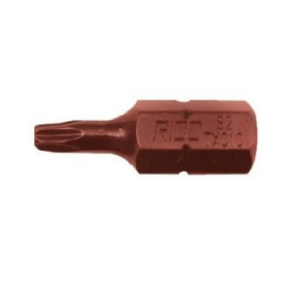 RICO T25 Torx Bits Uç Mıknatıslı Kırmızı 30 X 10 Mm