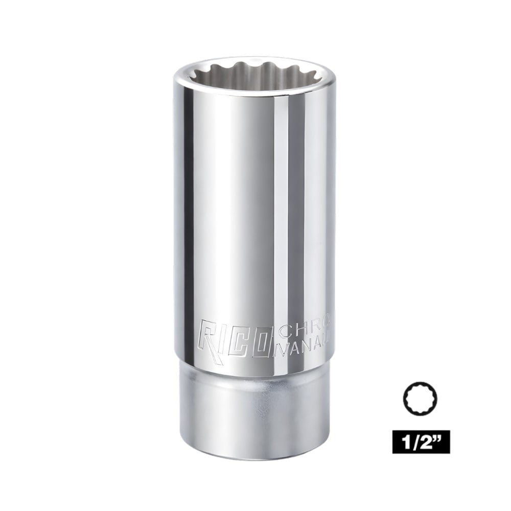 RICO 1/2 On İki Köşe Yıldız Derin Lokma 19 Mm