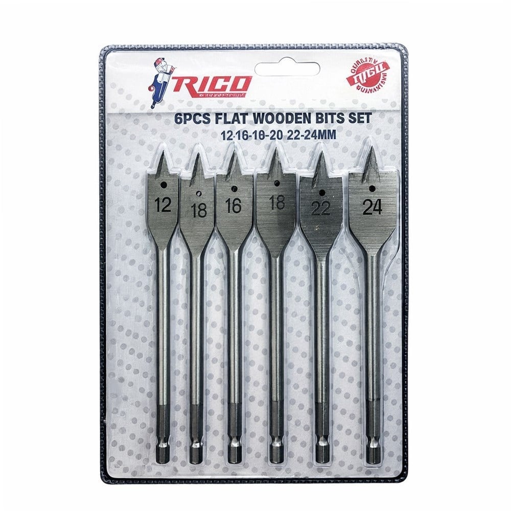RICO Hex Yaprak Matkap Ucu Takımı 6 Parça