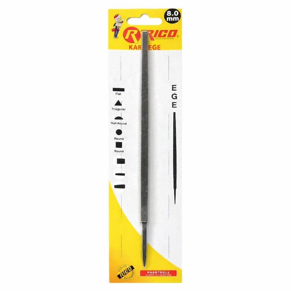 RICO Kare Eğe Bilisterli 8 Mm