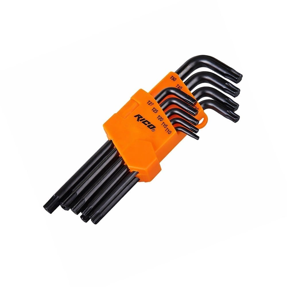 RICO Torx Allen Anahtar Takımı Uzun 9 Parça