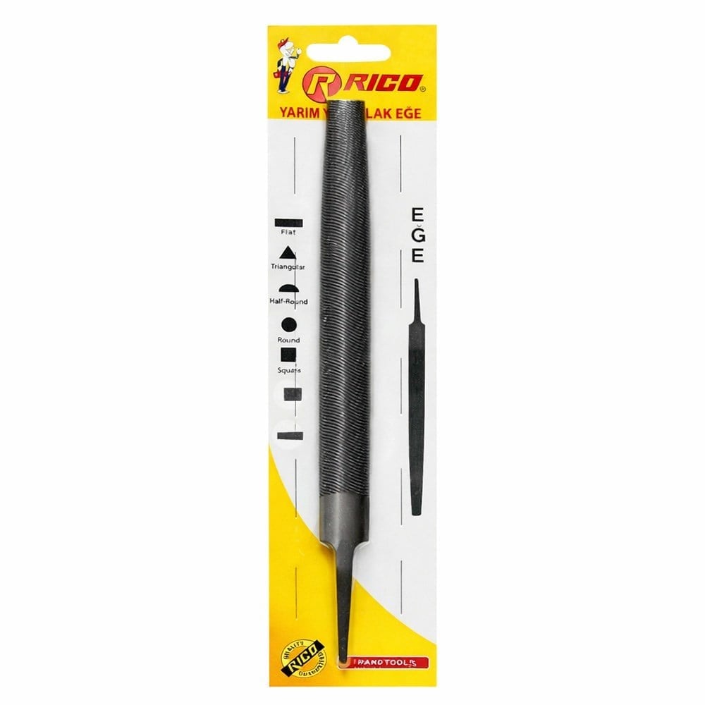 RICO Yarım Yuvarlak Eğe Bilisterli 6 Mm