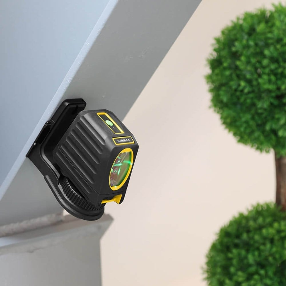 RTRMAX RTM055 Lazer Metre Profesyonel Lazer Şakül Yatay ve Dikey 3 Noktalı 30 Metre Yeşil
