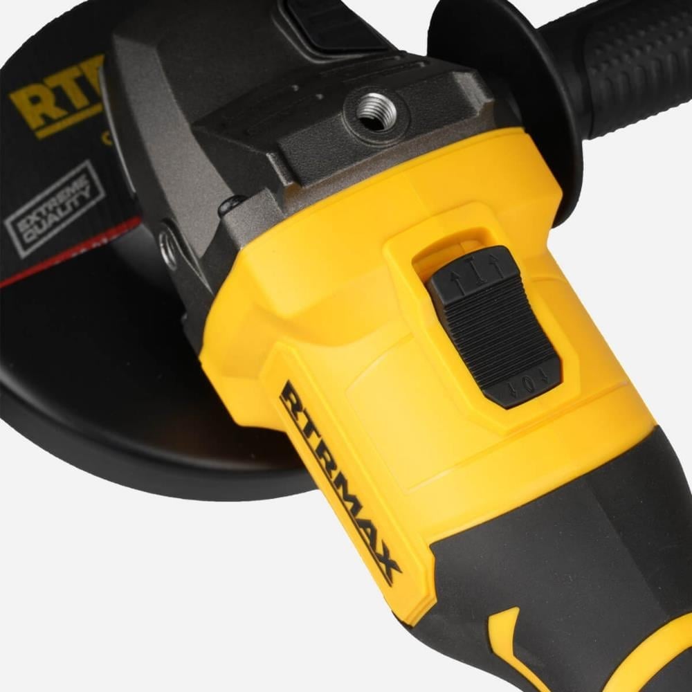RTRMAX RTS5050 Şarjlı Avuç Taşlama Makinesi Kömürsüz Çift Akülü S-Lion 4Ah