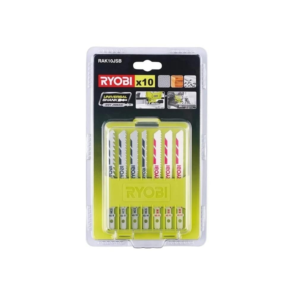 RYOBI RAK10JSB Dekupaj Testere Bıçağı 10 Parça