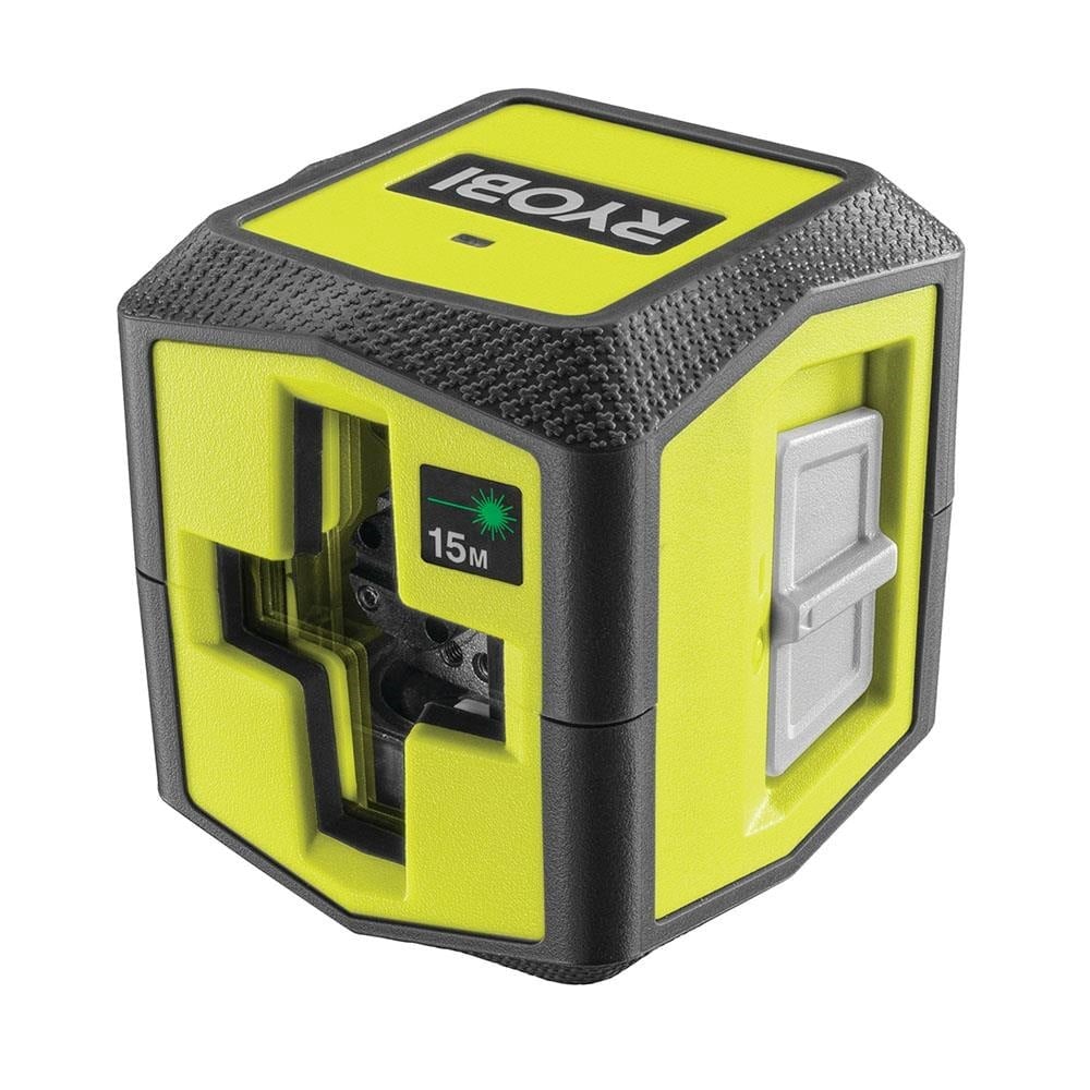 RYOBI RBCLLG1 Çapraz Lazer Metre Profesyonel Lazer Şakül 15 Metre Yeşil