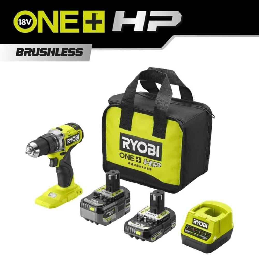 RYOBI RPD18C-242S Akülü Darbeli Matkap Kömürsüz One+ 18V Li-Ion 4 Ah + 2.0 Ah