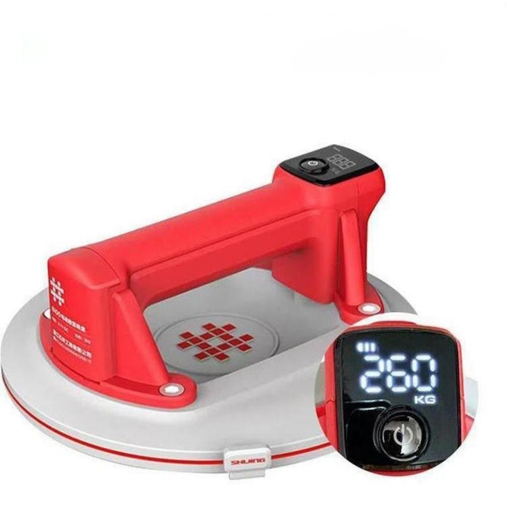 Shijing Tools 6100 Şarjlı Hava Pompalı Dijital Vantuz - Cam Granit Seramik Ayna Taşıma Vantuzu