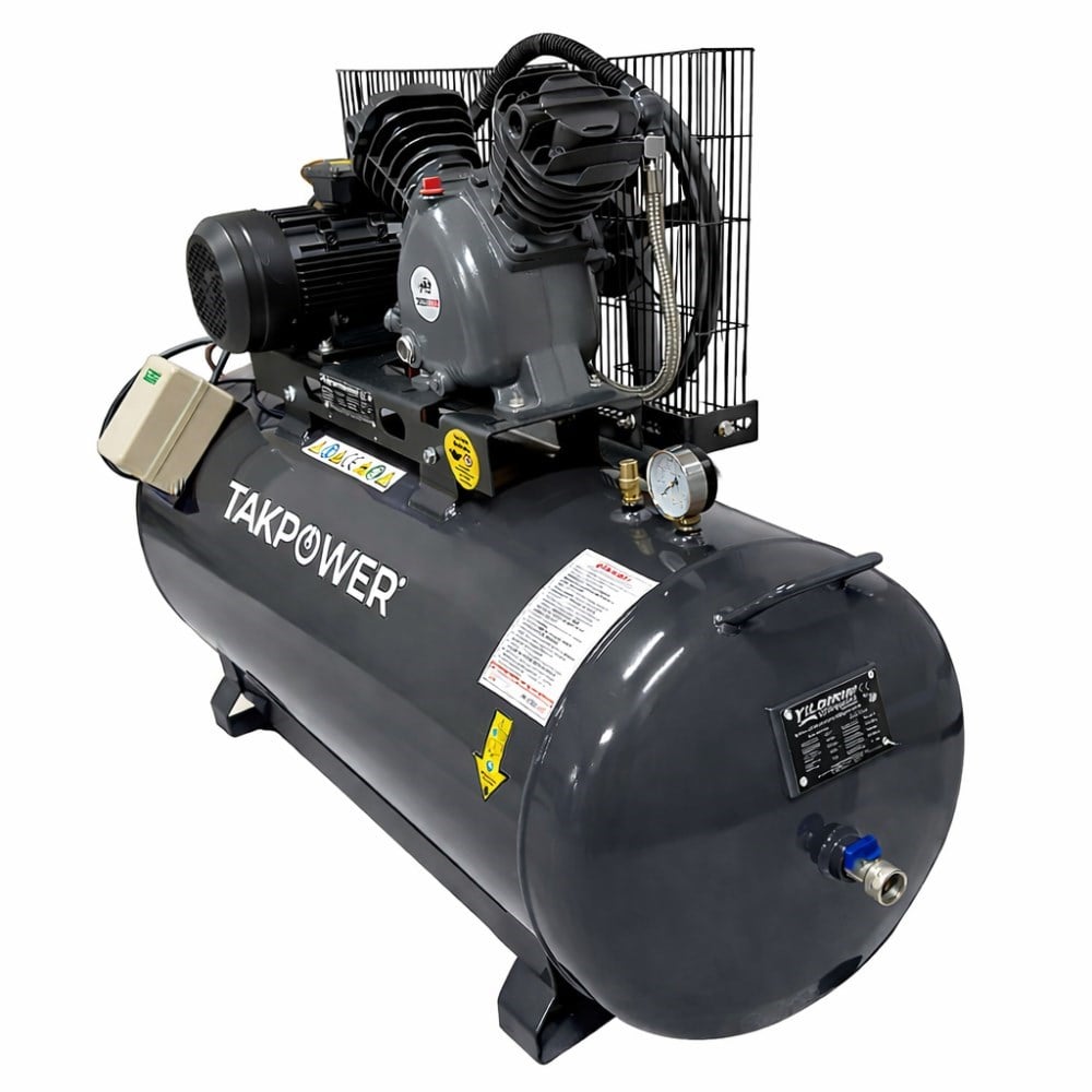 TAKPOWER 200 LT Hava Kompresörü 8 Bar 380V