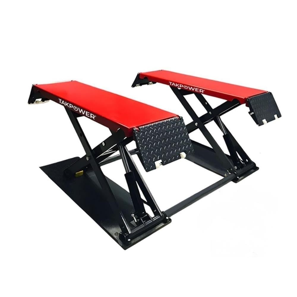 TAKPOWER 3.5 Ton Makaslı Hidrolik Araç Kaldırma Lifti 1 Metre 220 Volt