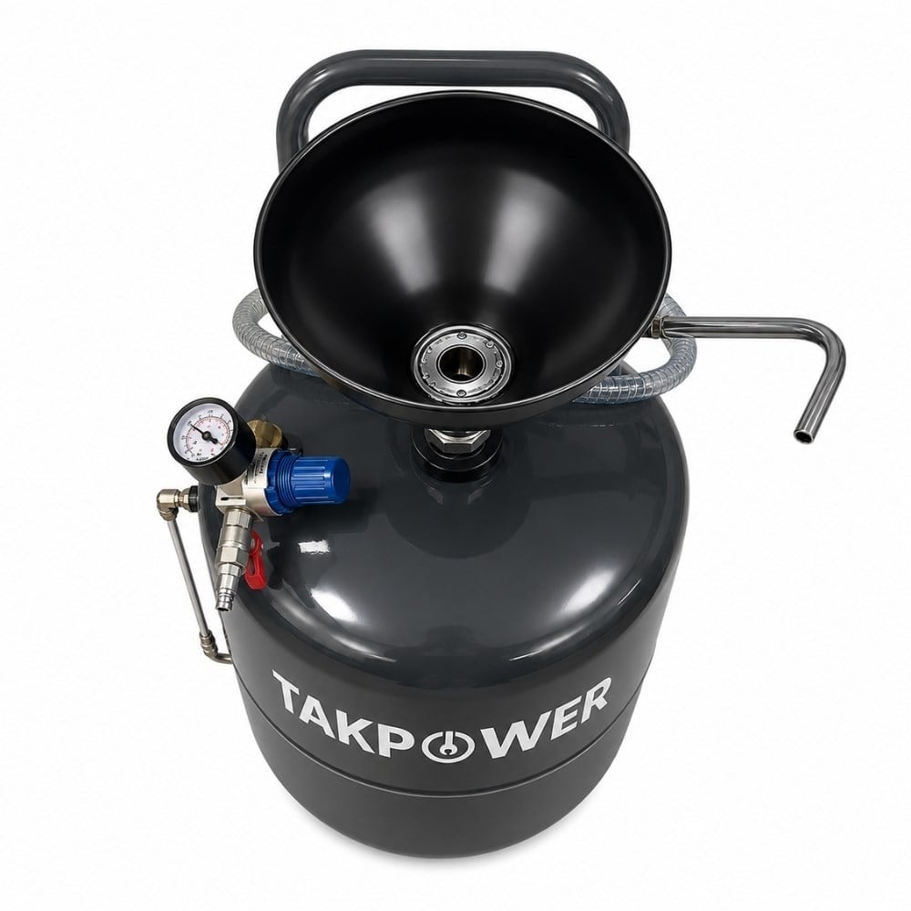 TAKPOWER Havalı Şanzıman Yağ Pompası ve Havalı Yağ Dağıtıcısı 28 LT