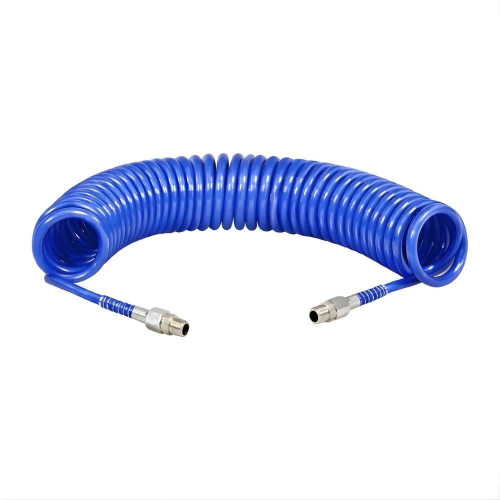 TAKPOWER Poliüretan Spiralli Kompresör Hava Hortumu 8 x 12 mm 15 Metre
