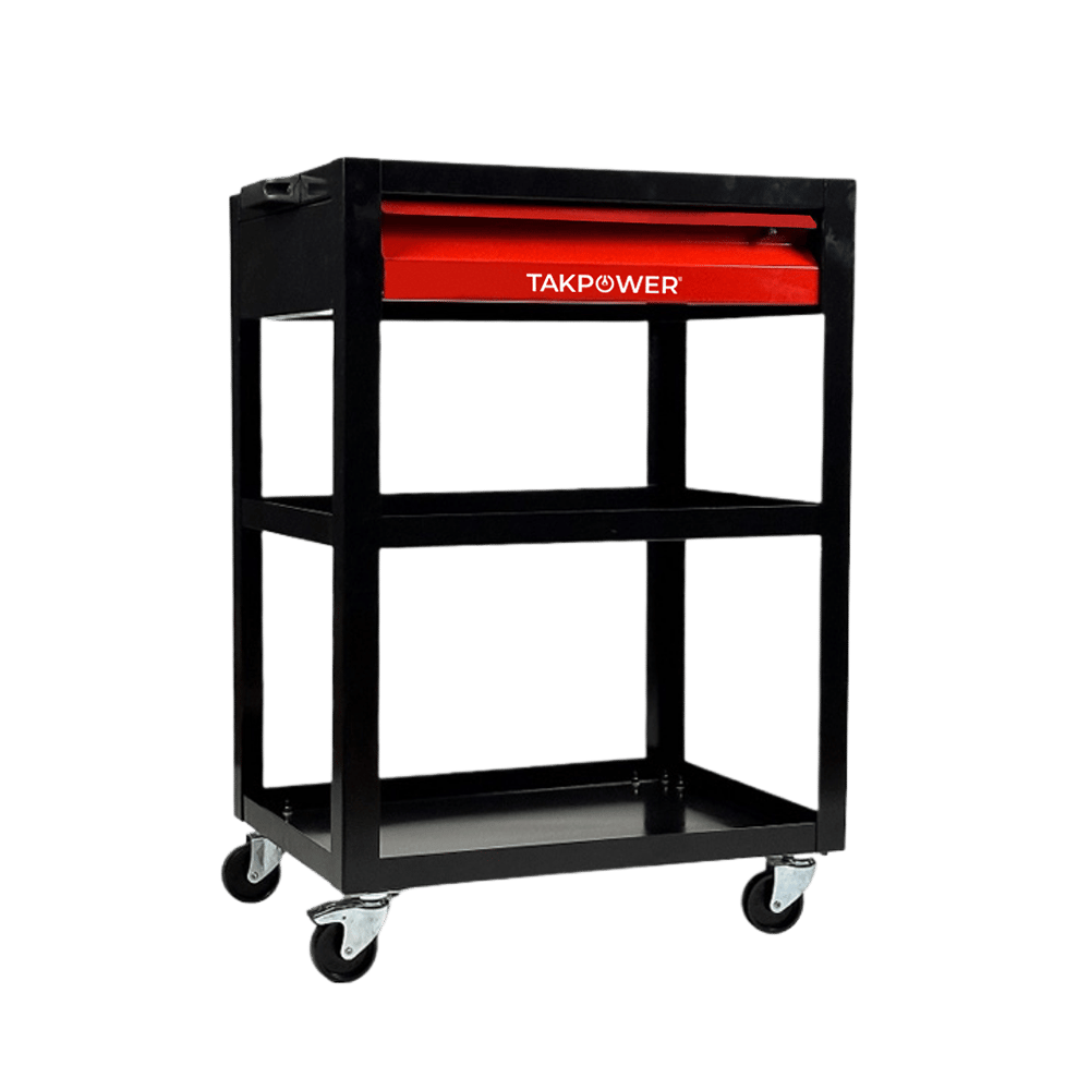 TAKPOWER TAR4408 3 Gözlü 1 Çekmeceli Parça Taşıma Arabası