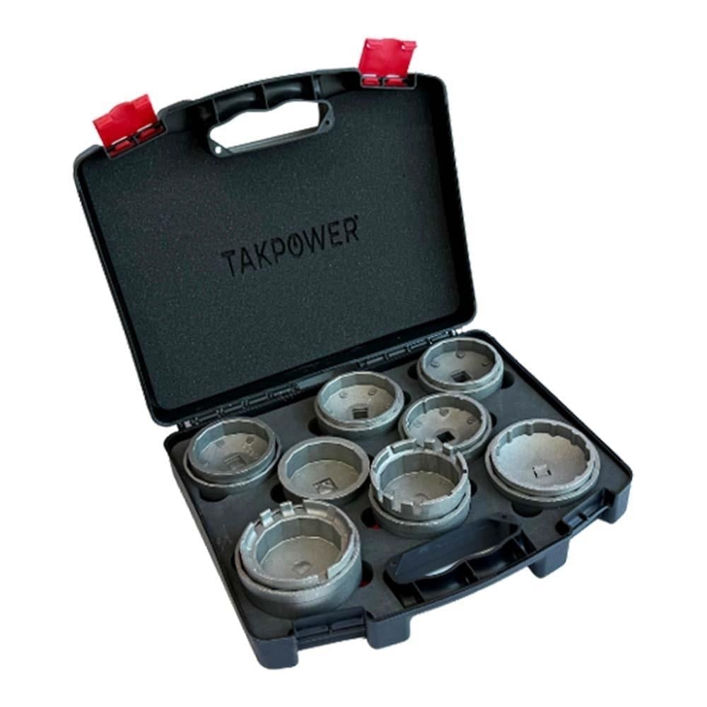TAKPOWER Tas Tipi Yağ Filtresi Sökme Anahtar Takımı 15 Parça