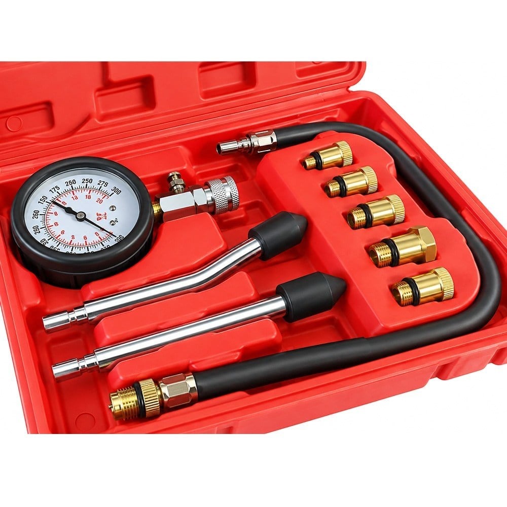 UNIVERSAL Benzinli Motor Kompresyon Test Cihazı 8 Parça