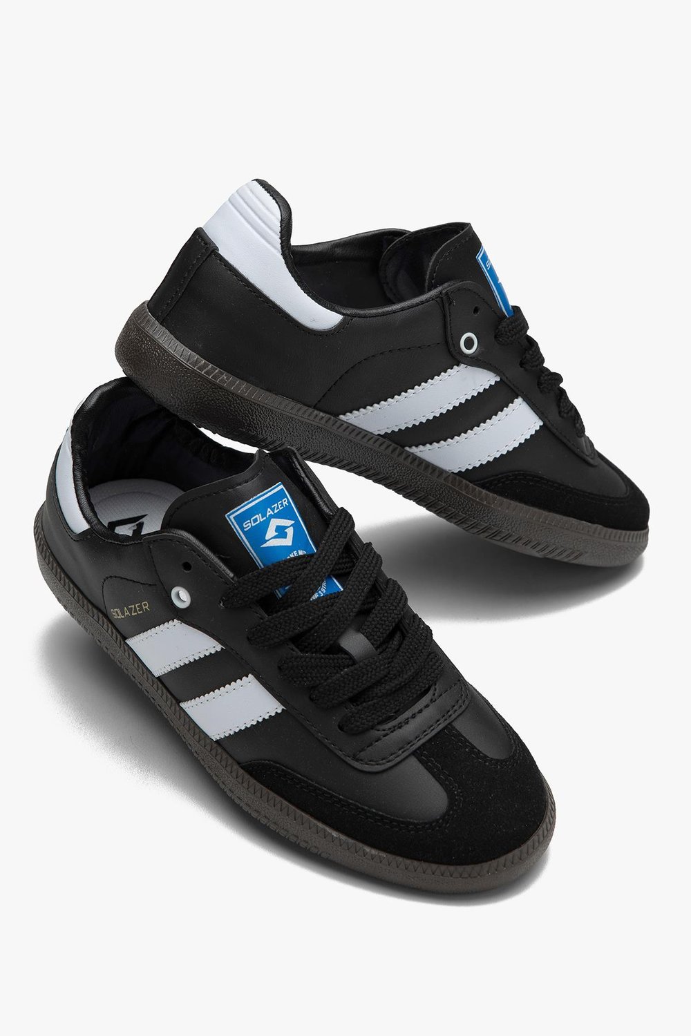 Günlük Kadın Sneaker Desenli Hafif Yüksek Taban Bağcıklı Spor Ayakkabı