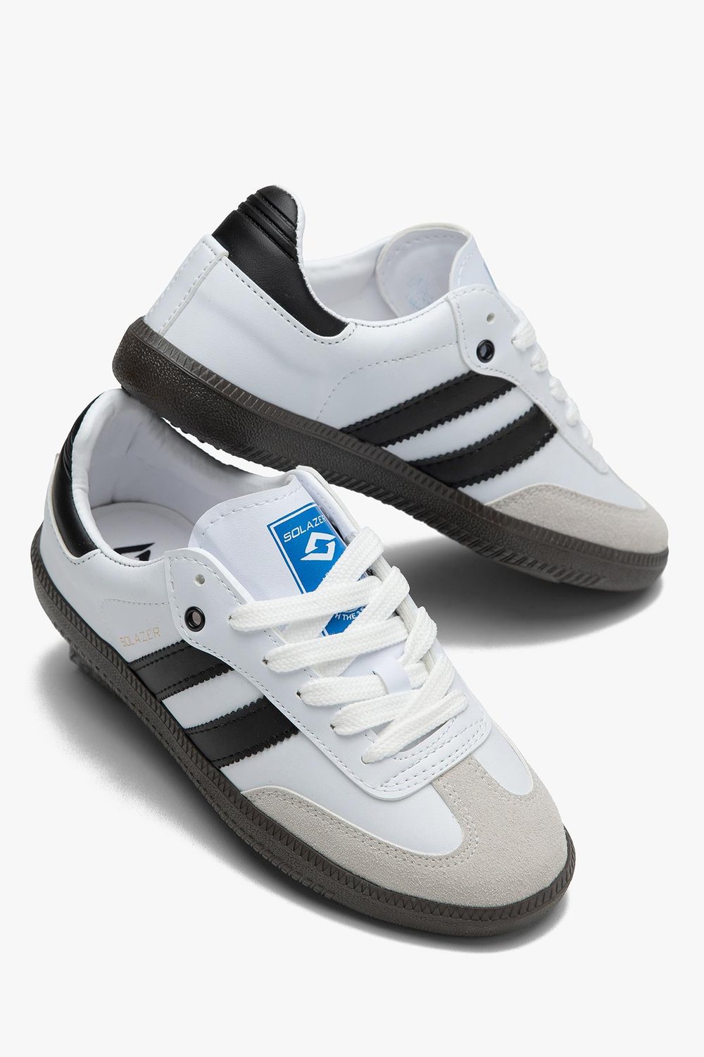 Günlük Kadın Sneaker Desenli Hafif Yüksek Taban Bağcıklı Spor Ayakkabı
