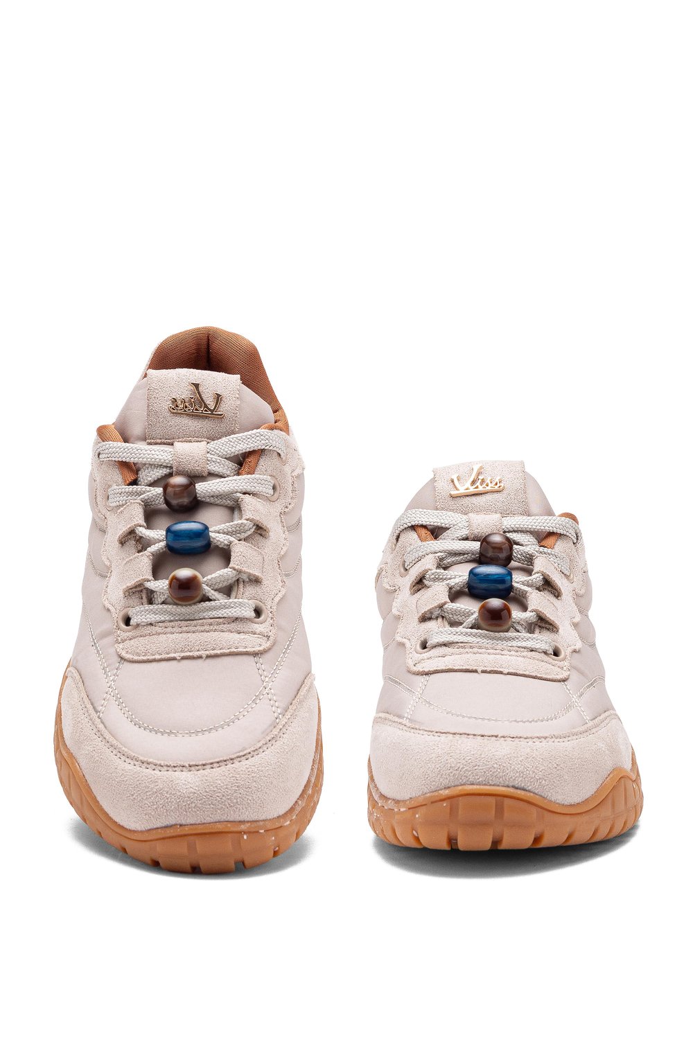 Kadın Bağcıklı Termo Taban Sneaker Yürüyüş Ayakkabısı