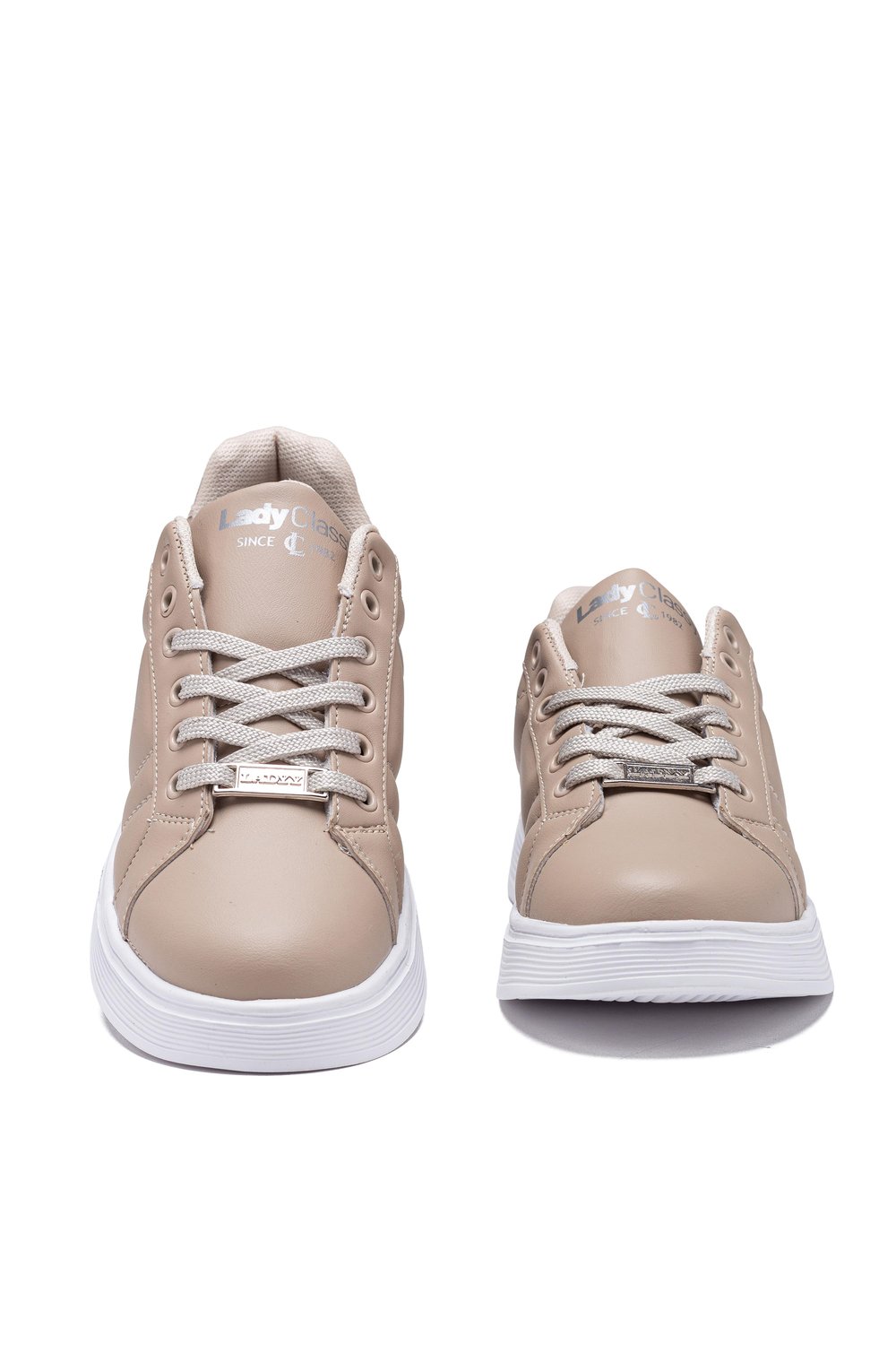 Kadın Taş Detaylı Yüksek Taban Günlük Ayakkabı Sneaker