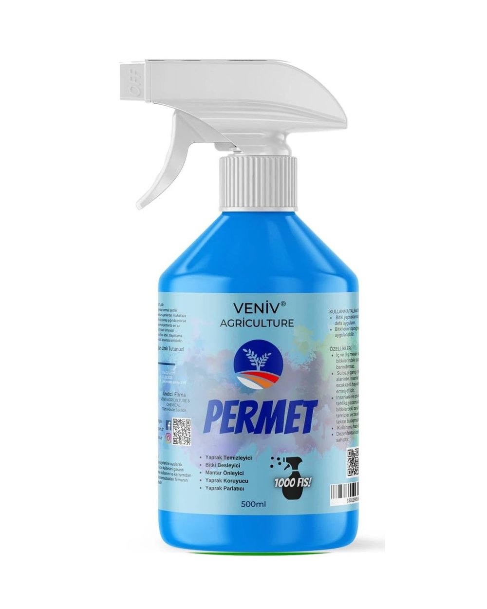 3V Permet 500 ml Bitki Temizleyici Koruyucu 