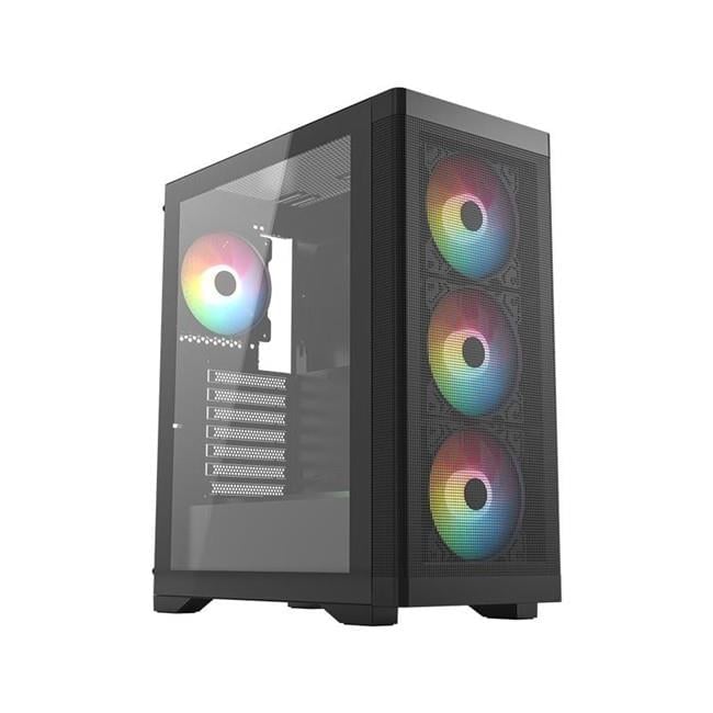 FRISBY FC-9480G 600W +80 BRONZE RGB 4X8120MM FAN  GAMİNG SİYAH KASA