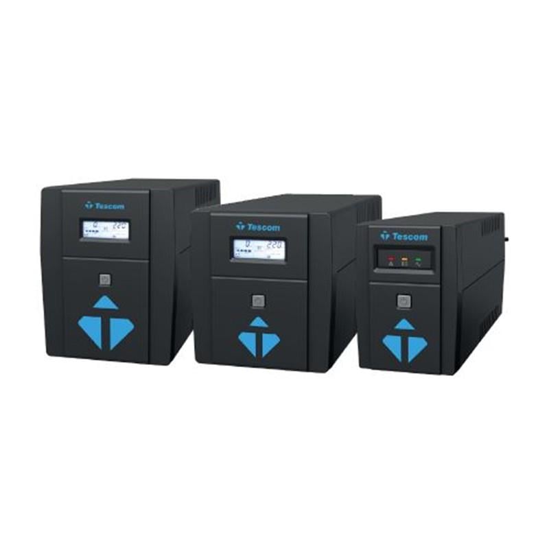 TESCOM LEOAP 1500VA 1F/1F (2X9AH) 5/10DK LCD LINE INTERAKTIF UPS