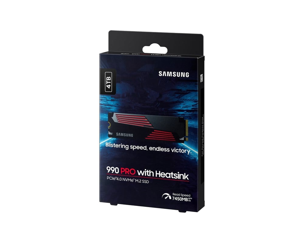 Samsung 990 Pro 4TB NVMe M.2 SSD 7450/6900 MB/s PCIe 4.0 MZ-V9P4T0CW TR Garantili