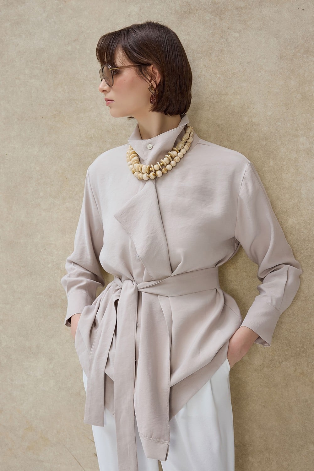 Vizon Liora Ceket Yaka Gömlek 