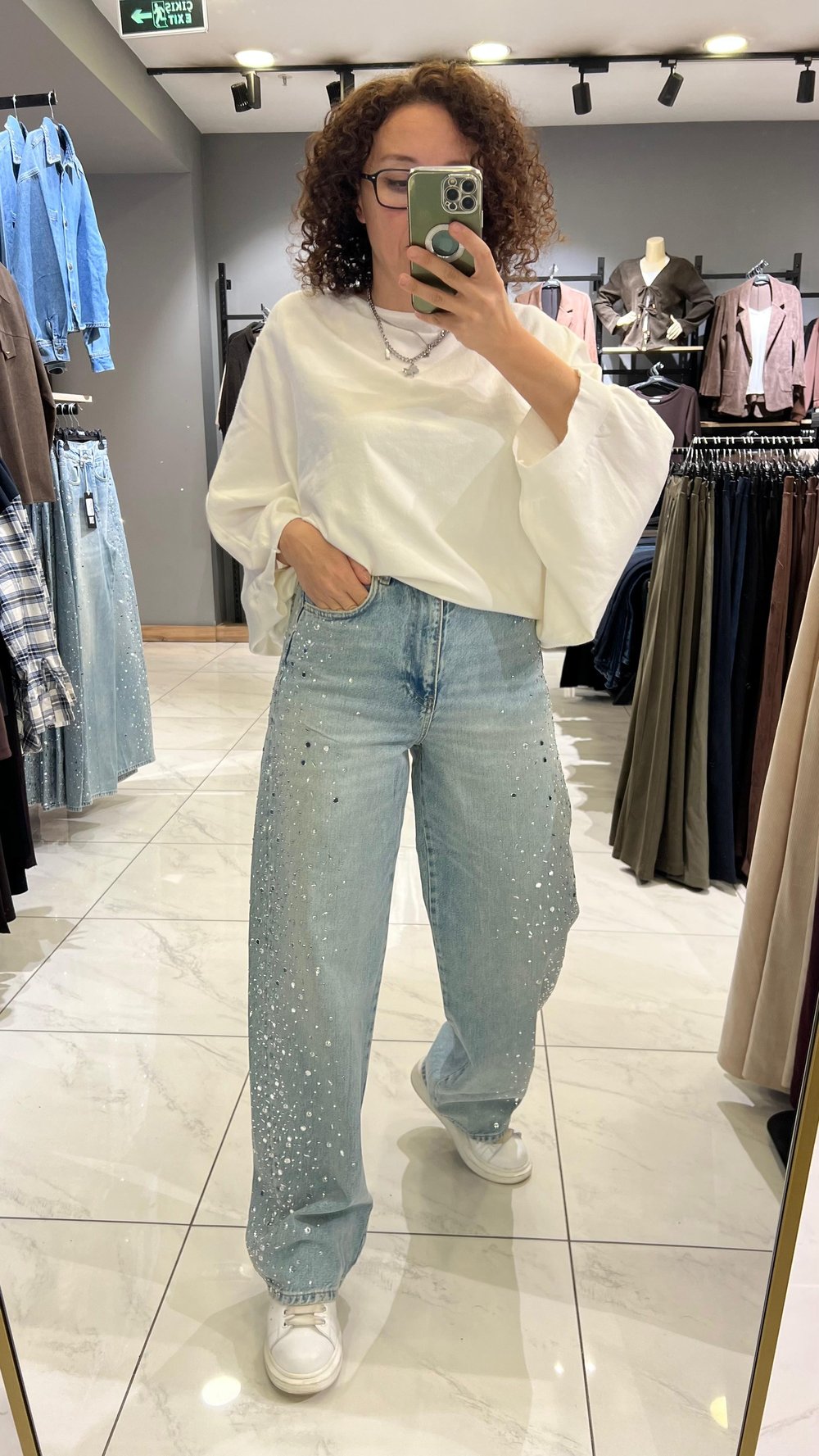 AYNA TAŞLI PANTOLON