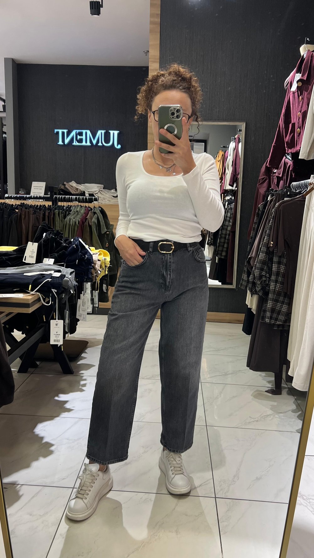 BALON FİT JEAN PANTOLON GRİ