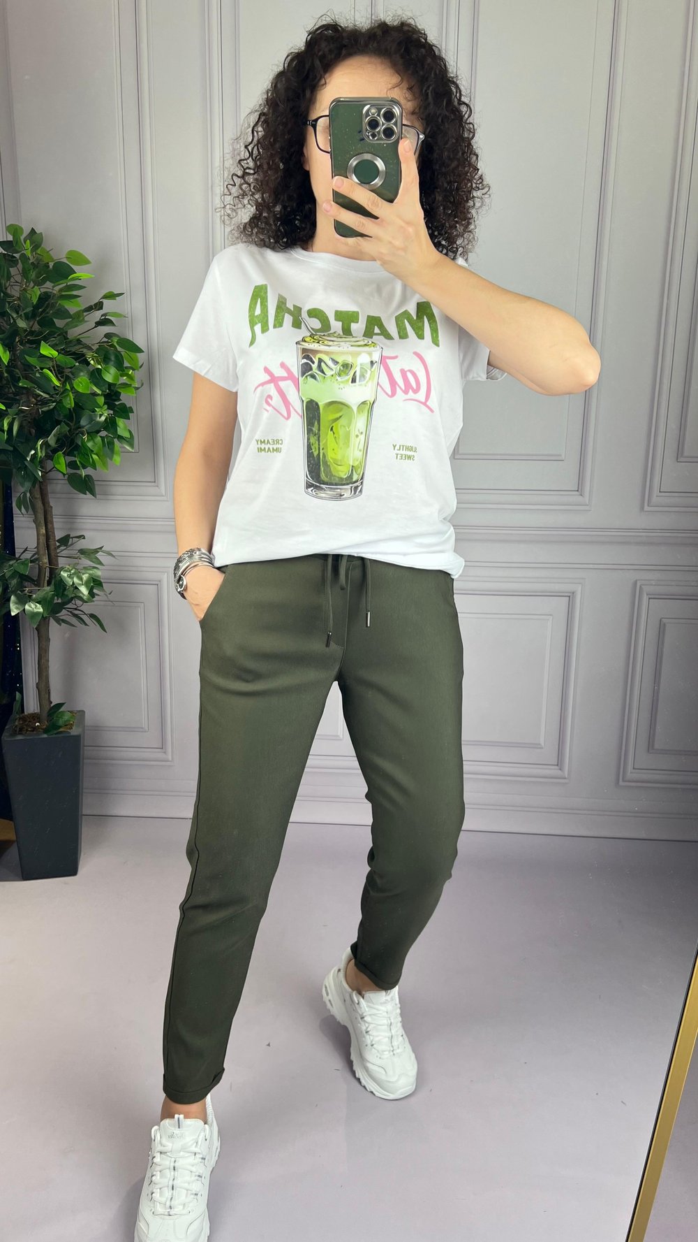 FULL LİKRALI JOGGER PANTOLON  HAKİ