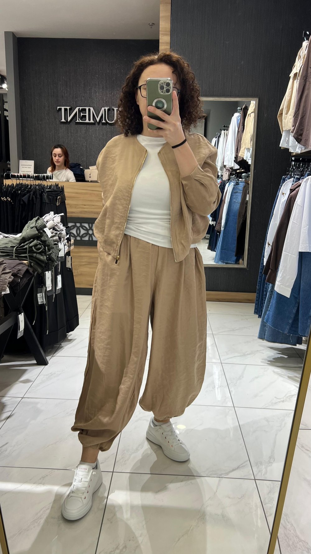İPEKSİ MODAL KUMAŞ PANTOLON KARAMEL