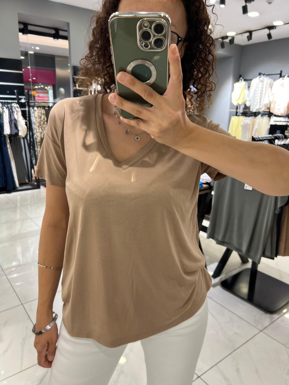 MODAL KUMAŞ V YAKA TSHIRT