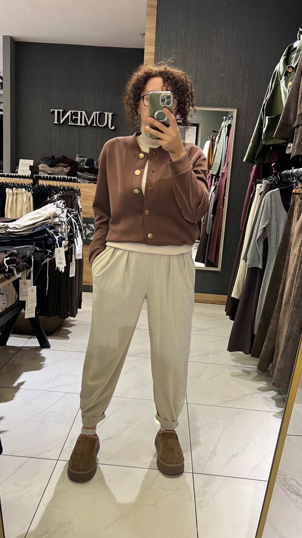 ŞALVAR KESİM RAHAT PANTOLON ECRU