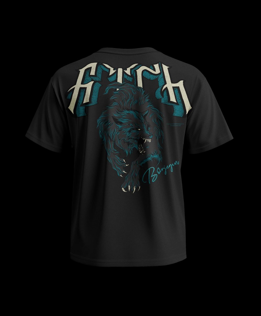 Oversize Börü T-shirt