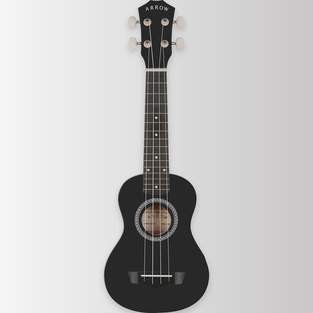 Arrow PB10 BK Soprano Black Ukulele