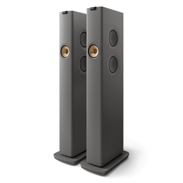 KEF LS60 Wireless Aktif Bluetooth Hoparlör - Titanyum Grisi