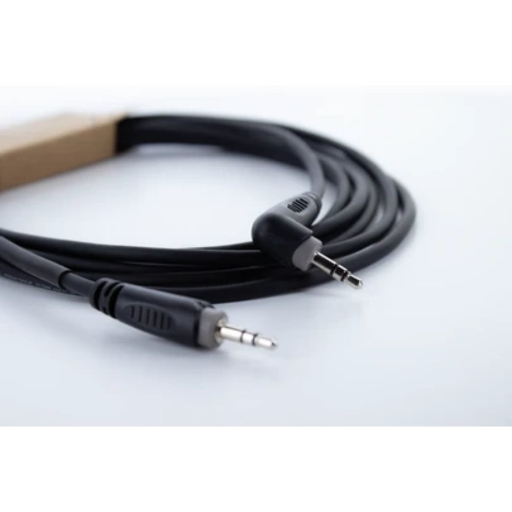 Cordial Cable ES 1 WWR Dik Açılı 3.5mm Stereo Mini Jack Kablosu (1m, Siyah)