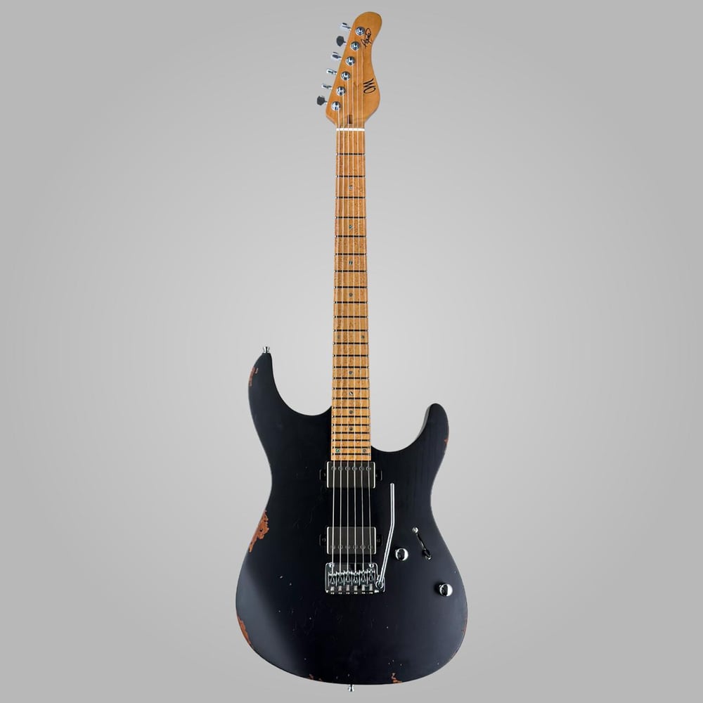 Mayones Aquila Aged V24 6 - Monolith Black - Nitro Aged - Nitro Aged