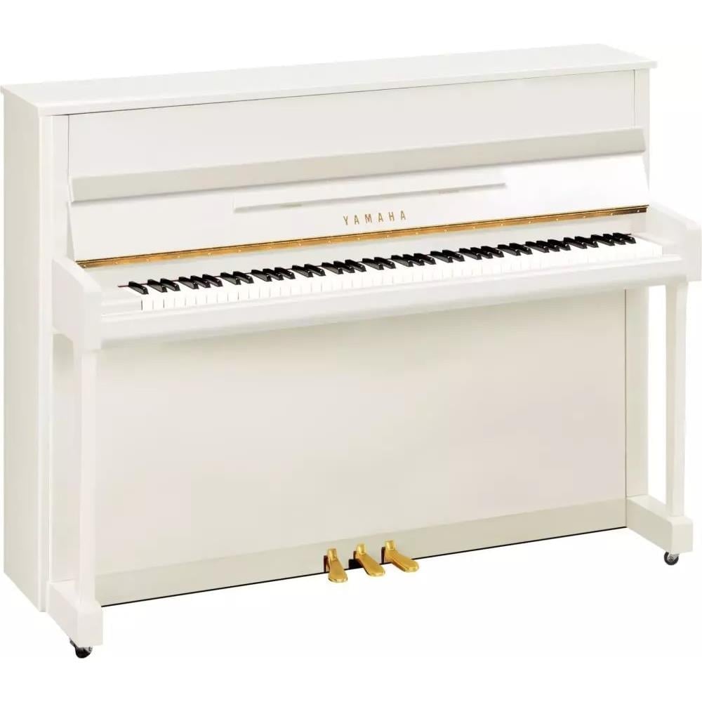 Yamaha B2ESC3PWH Silent Akustik Duvar Piyanosu - Parlak Beyaz