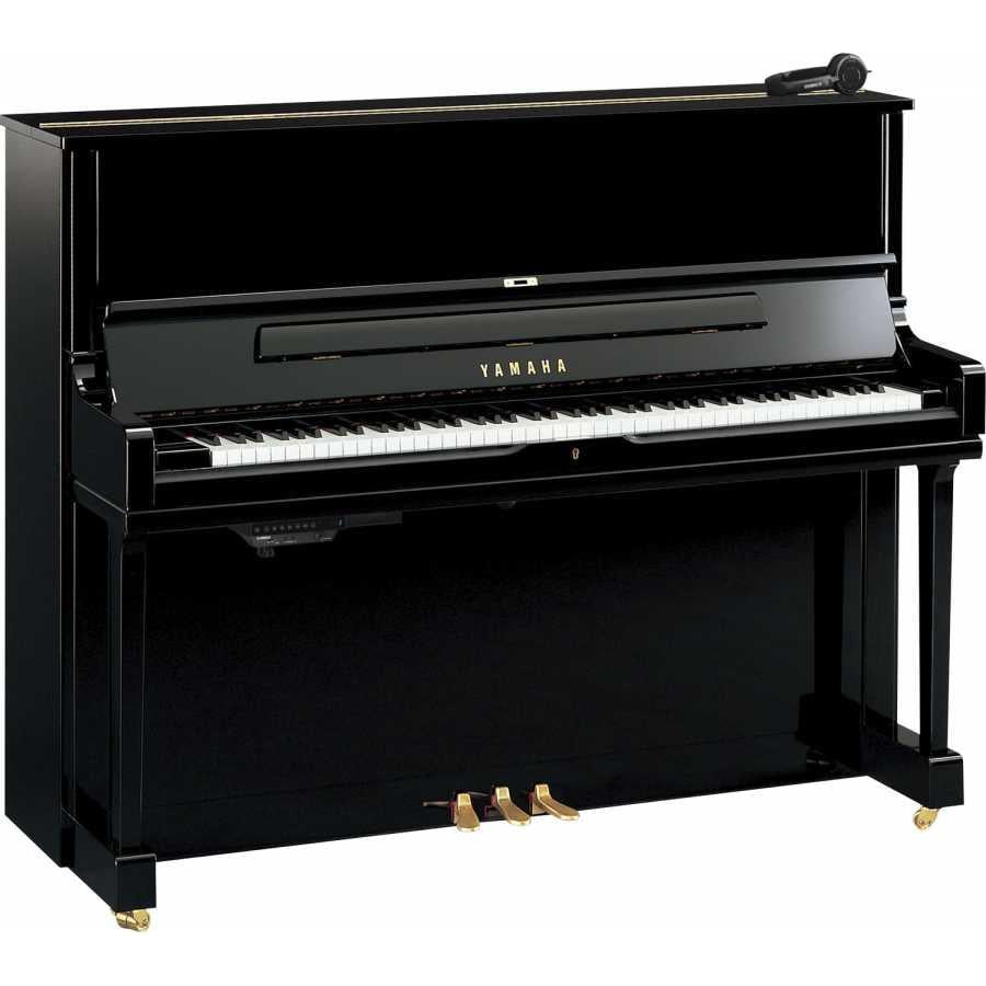 Yamaha YUS1SH Silent Duvar Piyanosu - Parlak Siyah