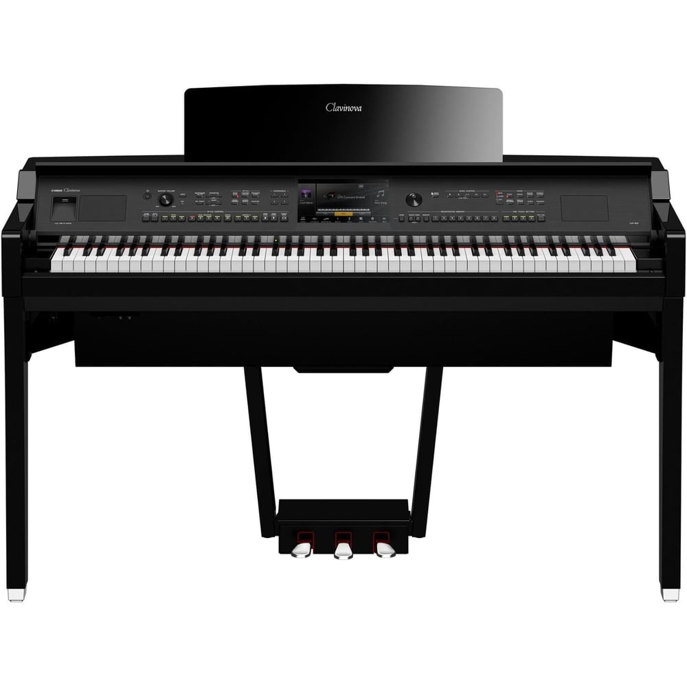 Yamaha Clavinova CVP-809 Dijital Konsol Piyano - Parlak Siyah