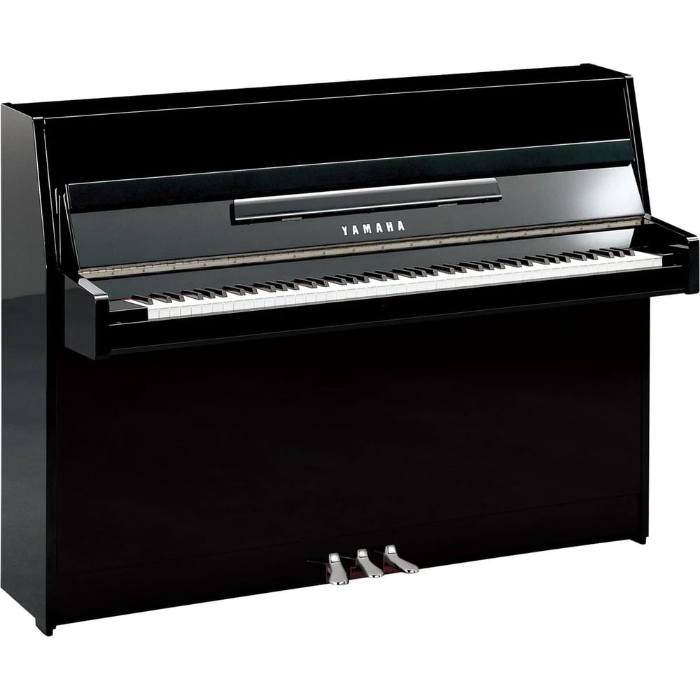 Yamaha B1 SC3PEC Krom Aksamli Silent Akustik Duvar Piyanosu - Parlak Siyah