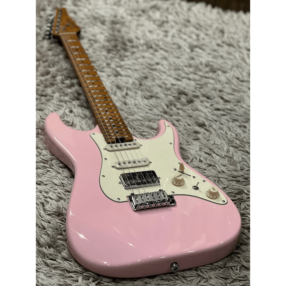 Soloking MS-11 Classic MKII with Roasted Maple FB in Shell Pink W/Gigbag